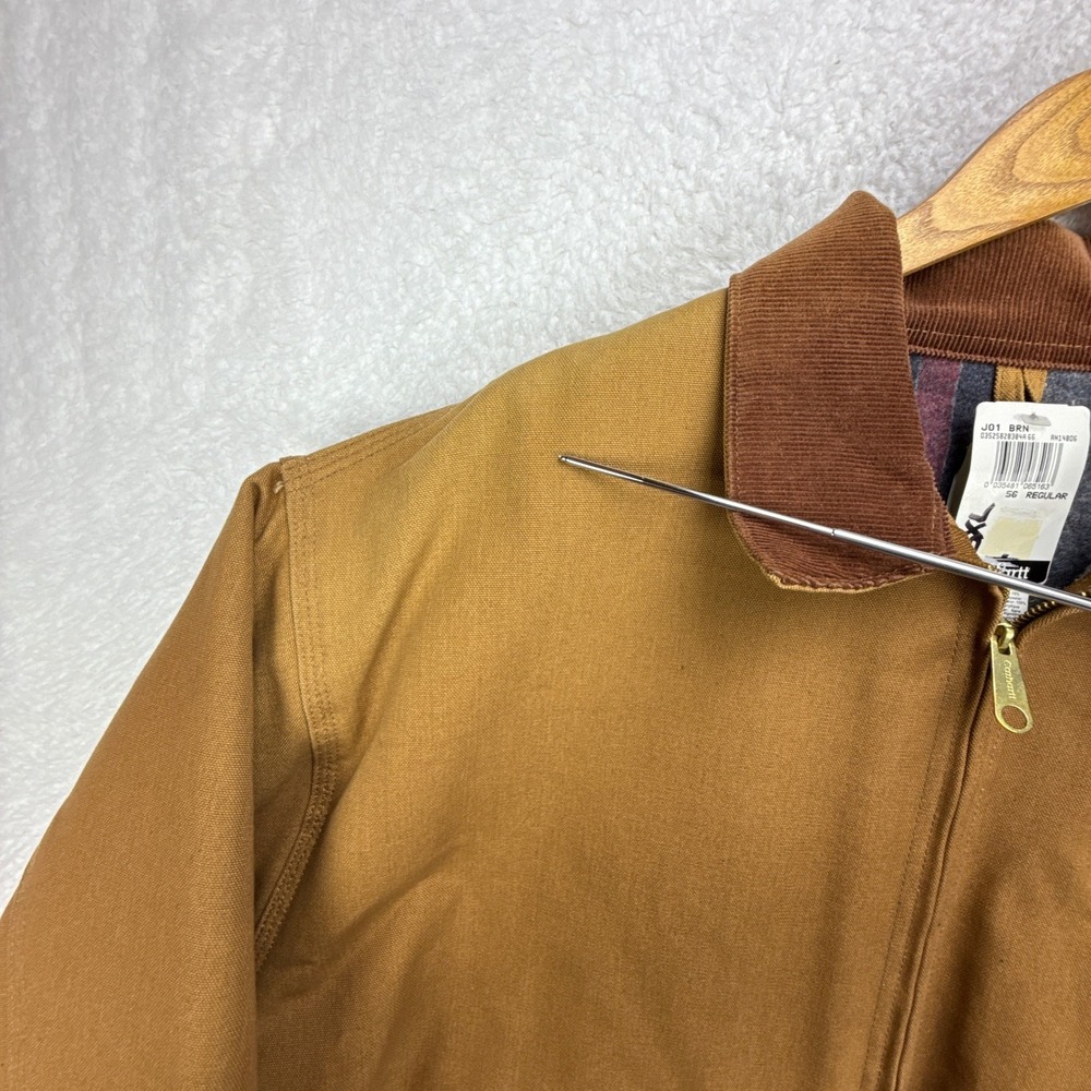 Carhartt Detroit Jacket Blanket Lined Mens 56 3XL J01 BRN Brown NWT NOS - Picture 15 of 16